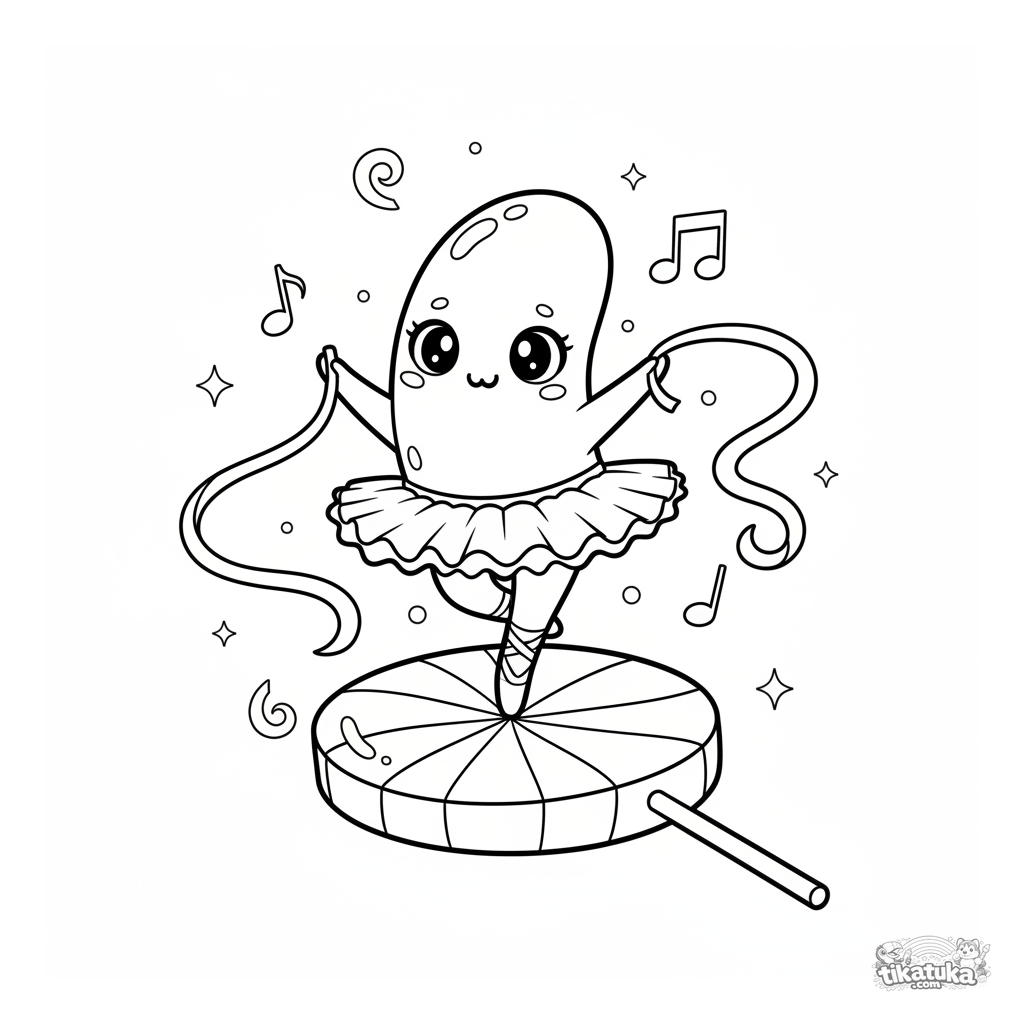 Ameba Dançarina no Pirulito