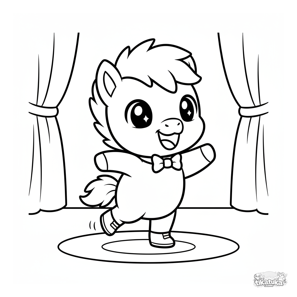 Pônei Bebê Dançarino de Sapateado