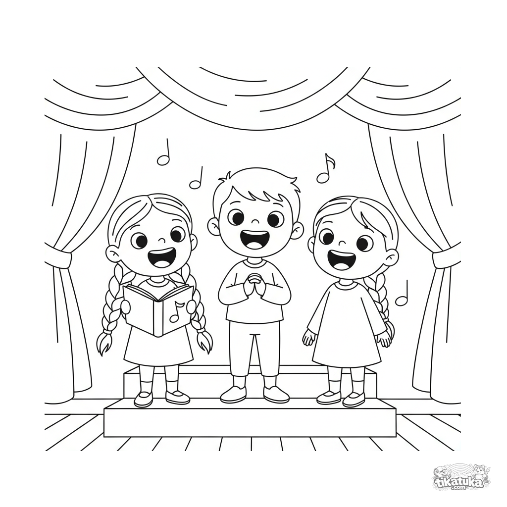 Coro Infantil no Palco