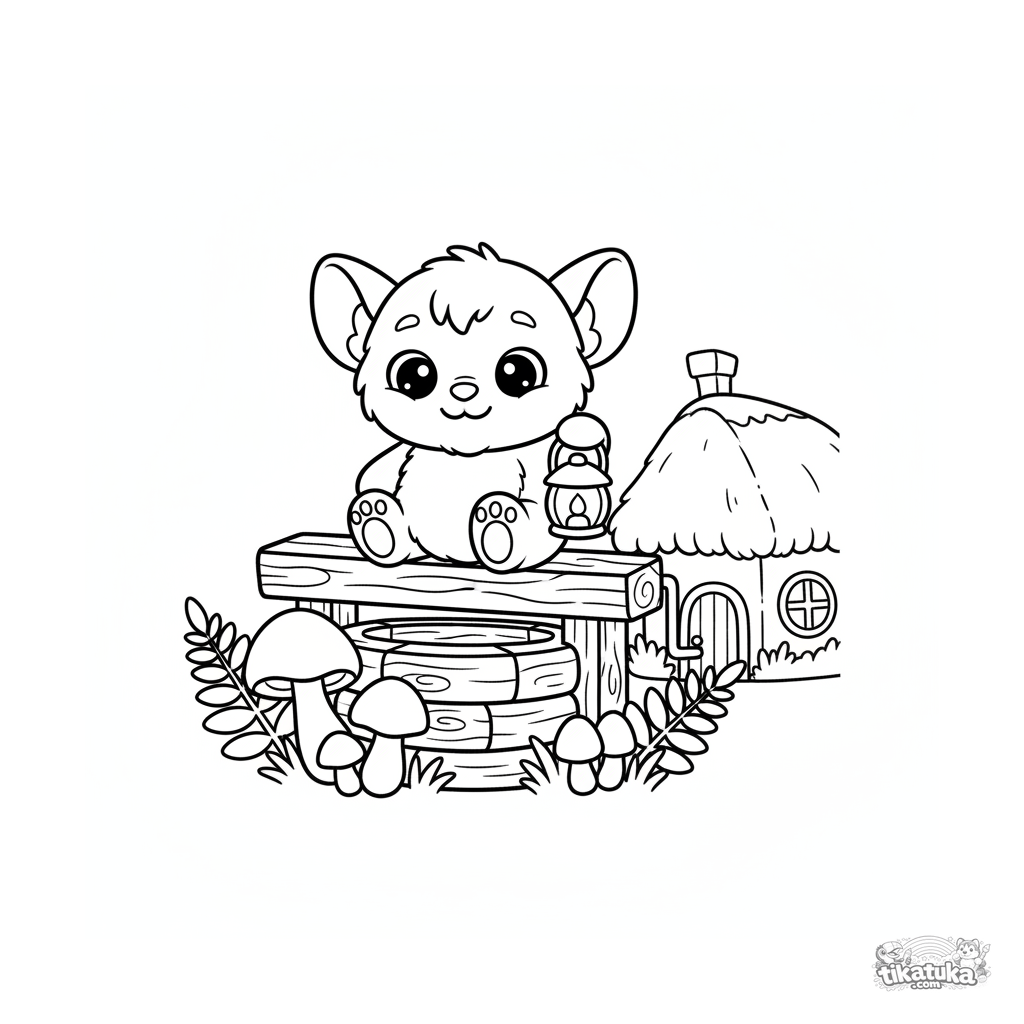 Espírito Domovoy guardando o poço