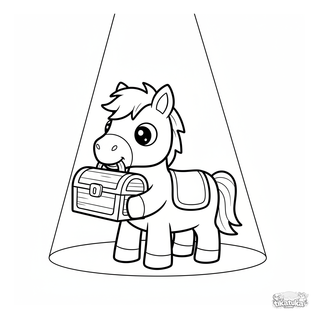 Pônei ajudante de palco