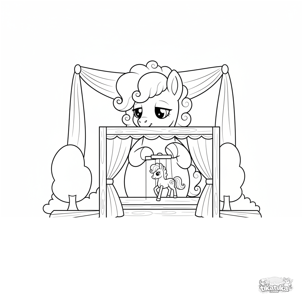 Pônei Marionetista Tímido