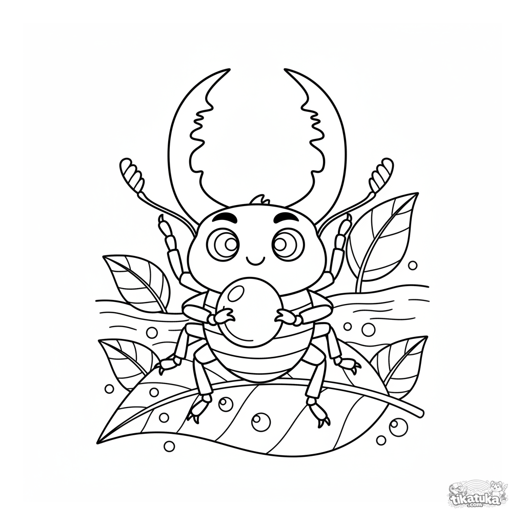 Besouro Veado Guardando Gota de Orvalho