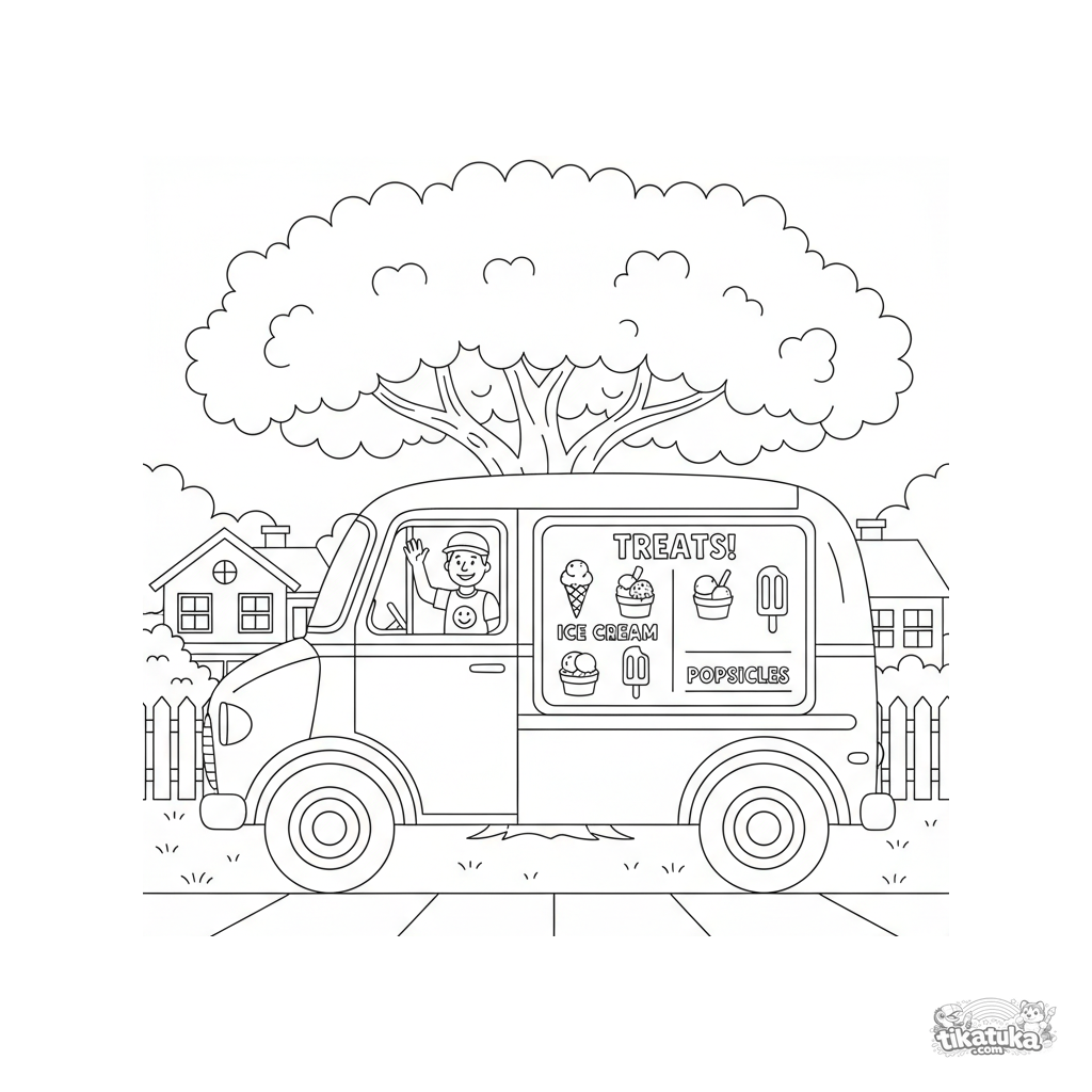 Caminhão de Sorvete Vintage