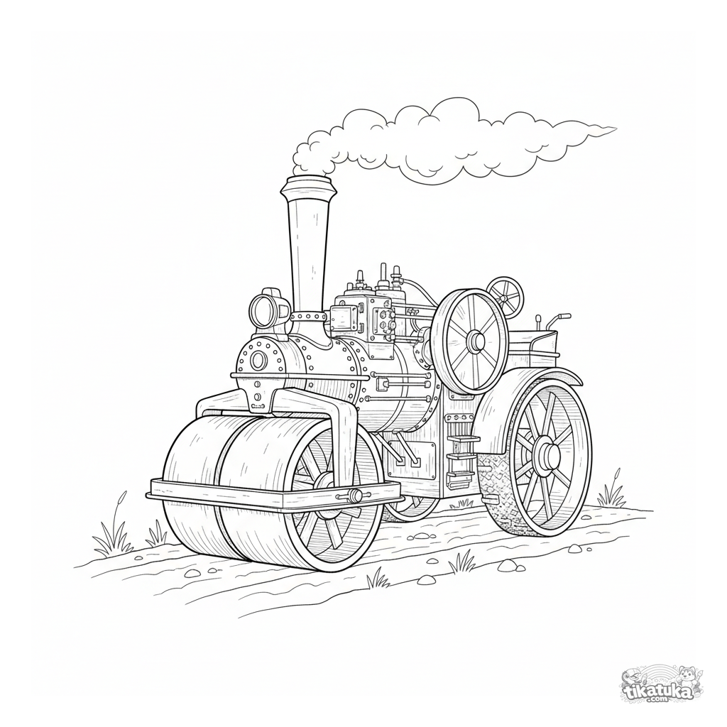 Rolo Compressor a Vapor Vintage